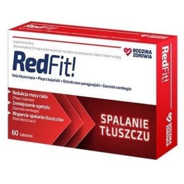 RedFit Health Family! is a dietary supplement containing ingredients that influence fat burning.