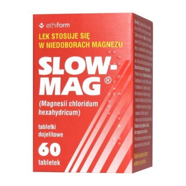 Slow-Mag gastro-resistant tablets contain magnesium in the form of magnesium chloride hexahydrate.