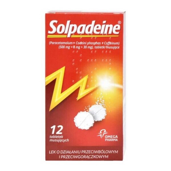 Solpadeine is a drug containing 3 active ingredients: paracetamol, codeine and caffeine. It has analgesic, antipyretic and antitussive effects.