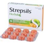 Strepsils Herbal is a dietary supplement in the form of lozenges with the taste of honey, lemon balm and propolis.