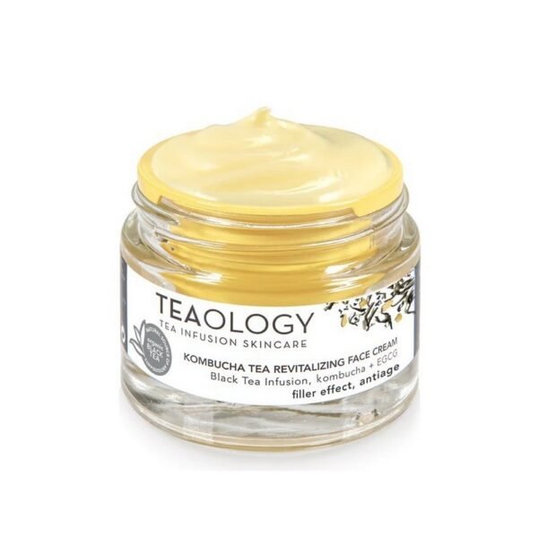 Kombucha tea-based revitalizing face cream.