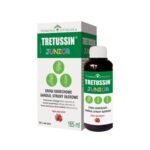 Tretussin Junior is a dietary supplement in the form of a liquid with raspberry flavor, suitable for children from 3 years of age and adults.