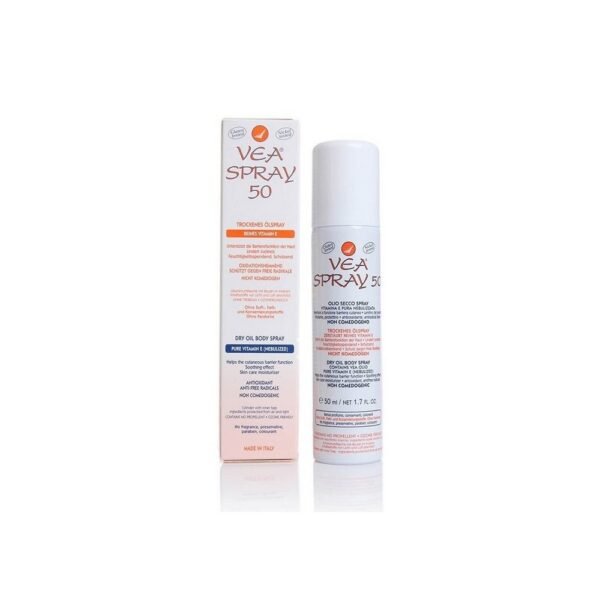 A moisturizing hair spray with Vea oil that can restore the skin's skin barrier, preventing dryness.