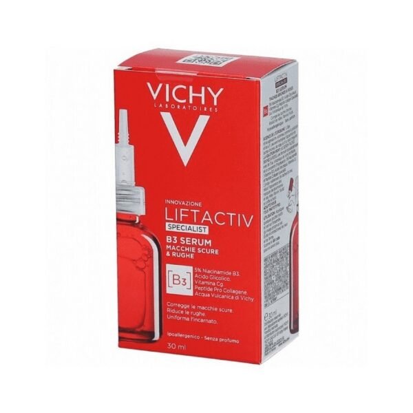 Serum to correct dark spots, reduce wrinkles and even out the complexion.