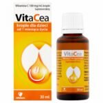 Vitacea is a dietary supplement containing vitamin C. It comes in the form of drops and can be used by children over 1 month of age and by adults.