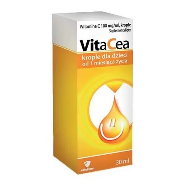 VitaCea drops - dietary supplement containing L-ascorbic acid (vitamin C).