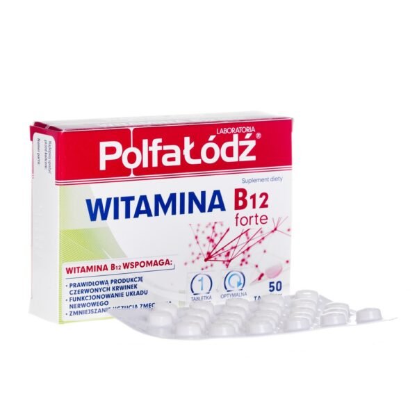 Vitamin B12 Forte is a dietary supplement intended for adults and adolescents to supplement their diet with vitamin B12.