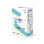 Vivomixx 450 is a probiotic containing up to 8 strains of freeze-dried live bacteria that support the balance of the intestinal microbiota.
