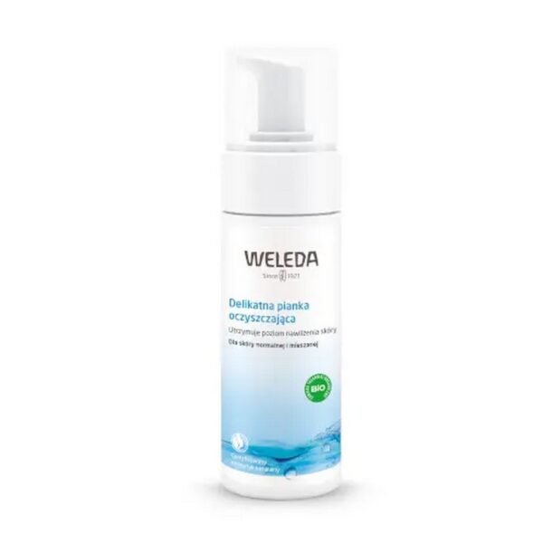 Gentle cleansing foam is a natural product for normal and combination skin.