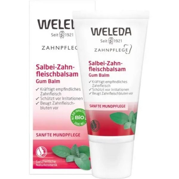 A mild gum balm in the form of a gel strengthens the gums, preventing bleeding and inflammation.
