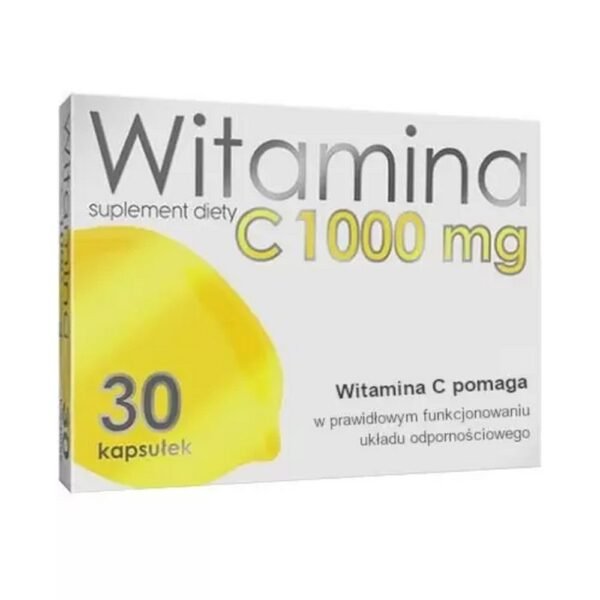 Vitamin C 1000 mg - dietary supplement intended for adults with an increased need for vitamin C.