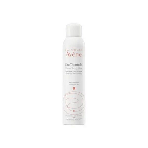 Agua Termal de Avène. Nitrógeno (gas de empuje). Sin conservantes Agua en aerosol estéril, a presión, con nitrógeno (gas no inflamable, seguro para la capa de ozono).