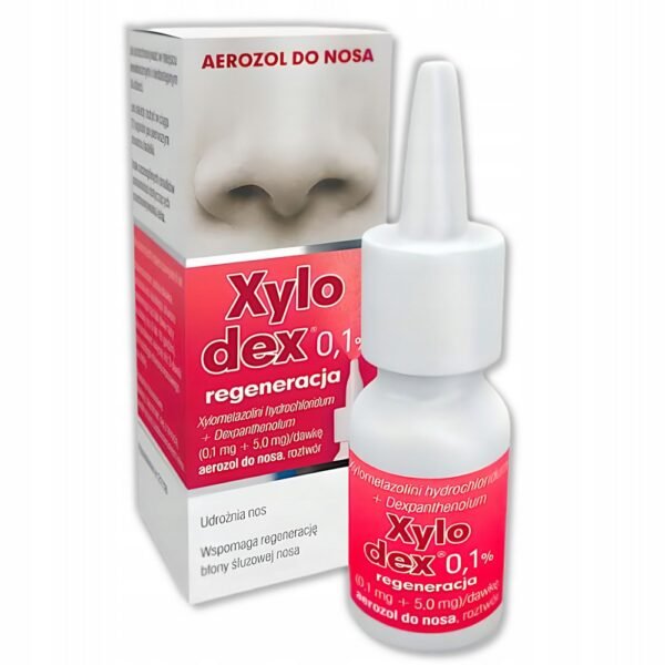 Xylodex 0.05% Regener is indicated for the symptomatic treatment of nasal congestion due to colds and after nasal surgery - to stimulate healing of the mucous membrane and improve nasal patency.