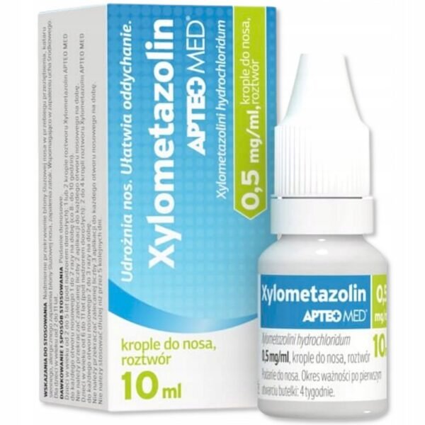 The drug is a local drug that, by constricting blood vessels, reduces congestion and swelling of the nasal mucosa and the amount of secretion.