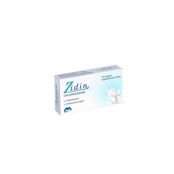 Vaginal suppositories of white or yellowish-white color with an antiseptic effect for topical use.