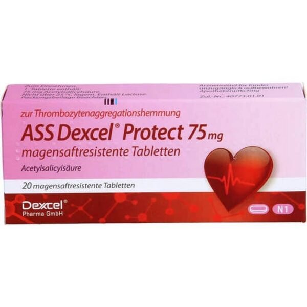 The drug inhibits, among other things, the adhesion and clumping of blood platelets (thrombocytes) and thus prevents the formation of blood clots (thrombi) (platelet aggregation inhibition).