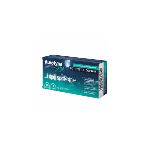 Aurotina Sen is a dietary supplement that supports restful sleep.