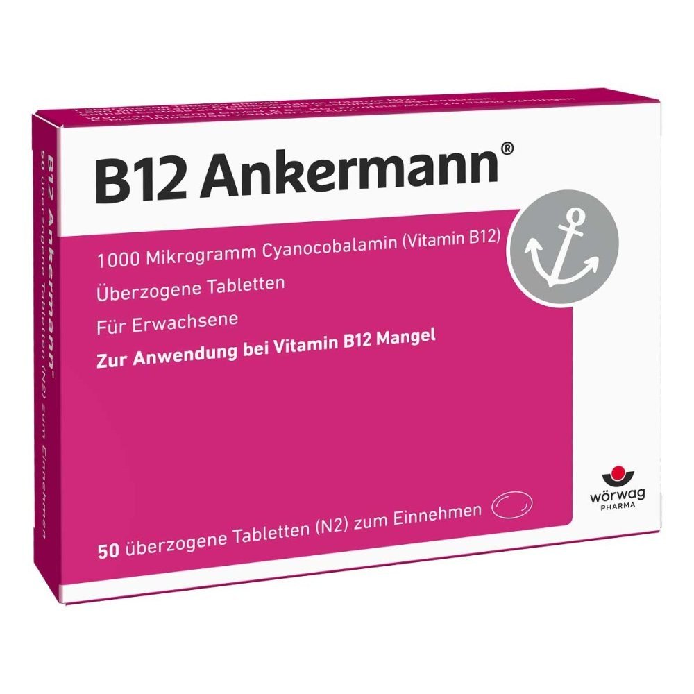 b12 ankermann coated tablets 50 pcs Tratamiento de la deficiencia de vitamina B12