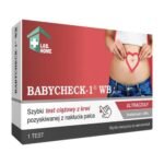 The medical device    Babycheck-1 WB   is a rapid pregnancy test made from blood obtained from a fingerprint. During pregnancy, hCG is first released into the bloodstream and then into the urine. In the case of early pregnancy, blood tests are much less false negative than urine hCG tests.