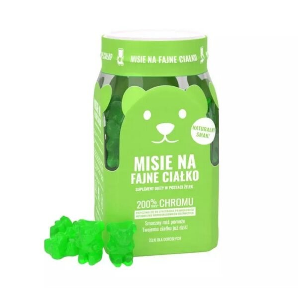 Teddy bears for a cool body - a dietary supplement with green tea extract, vitamin B6, thiamine and chromium.