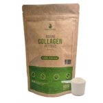 It is made from fish, and fish collagen is absorbed much better than collagen from beef or pork.