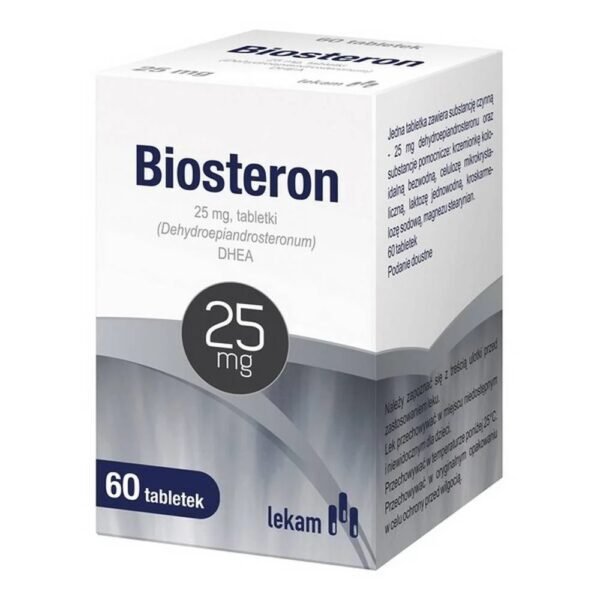 Biosterone is a drug that replenishes the deficiency of dehydroepiandrosterone (DHEA).