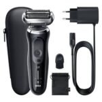 This electric shaver for men is 100% waterproof and suitable for wet and dry shaving.