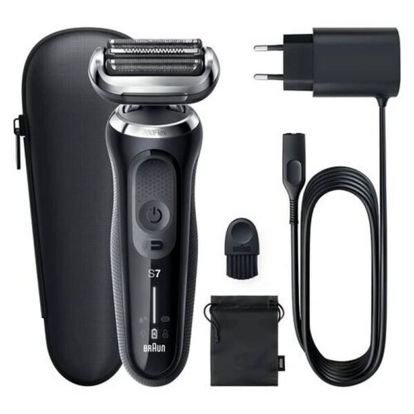 This electric shaver for men is 100% waterproof and suitable for wet and dry shaving.