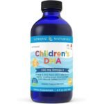 DHA for Children is a liquid dietary supplement containing Arctic cod liver oil.