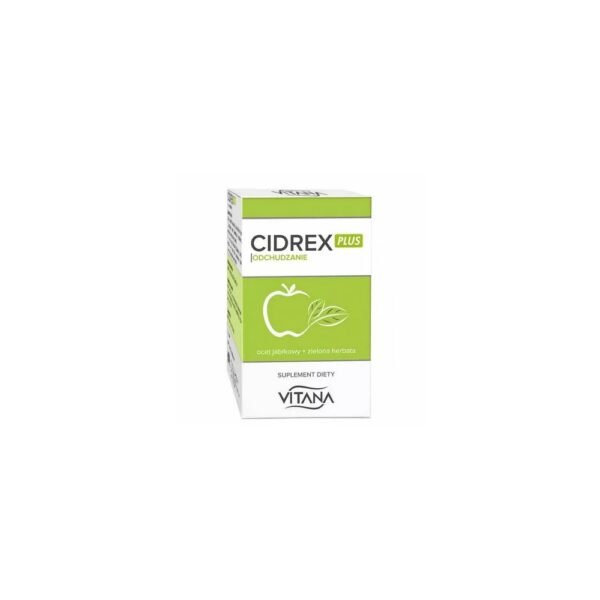 Cidrex Plus is a dietary supplement containing a composition of apple cider vinegar, green tea extract, vitamin B6 and other herbal ingredients.