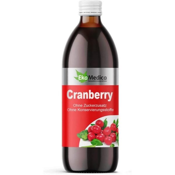 Drinkable nutritional supplement made from 100% Canadian cranberries with the addition of natural vitamin C from camu camu fruit extract.