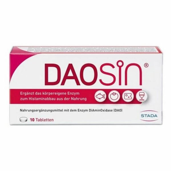Supports the breakdown of histamine from food in the intestines