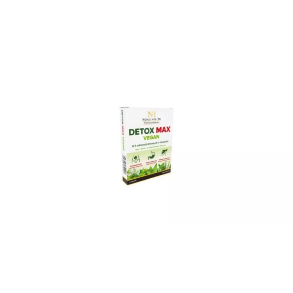 Detox Max Vegan is a dietary supplement with ingredients that support the body's detoxification process and support the proper functioning of the digestive system.