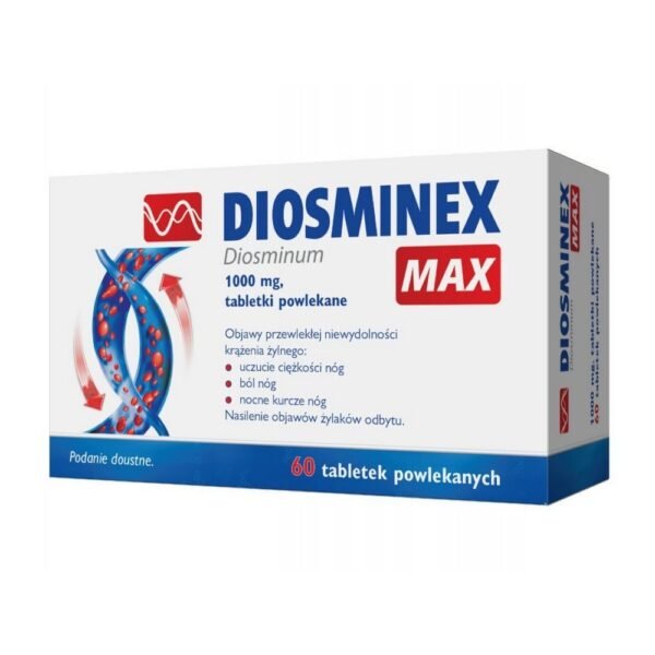 DIOSMINEX treats symptoms associated with insufficiency of the venous circulation of the lower extremities.