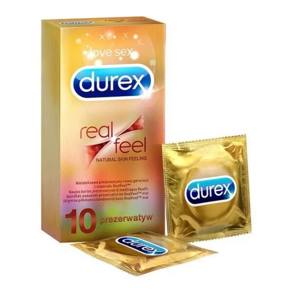 New generation condoms made of soft RealFeel material for a truly natural experience.