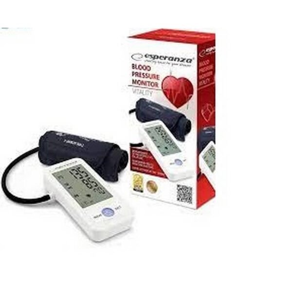 Upper arm electronic blood pressure monitor