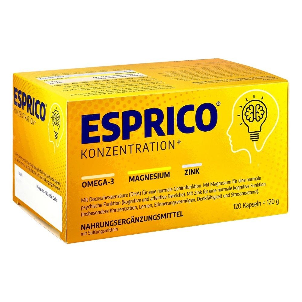 esprico chewable capsules 120 pcs Para la función psicológica y cognitiva normal