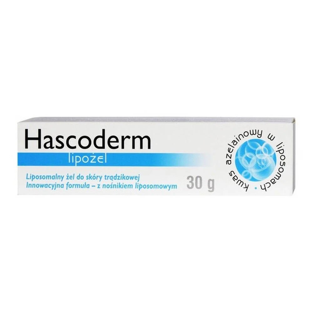 hascoderm lipogel acne skin care gel 30 g Hascoderm Lipogel est un gel destiné aux soins spécialisés des peaux acnéiques et décolorées.
