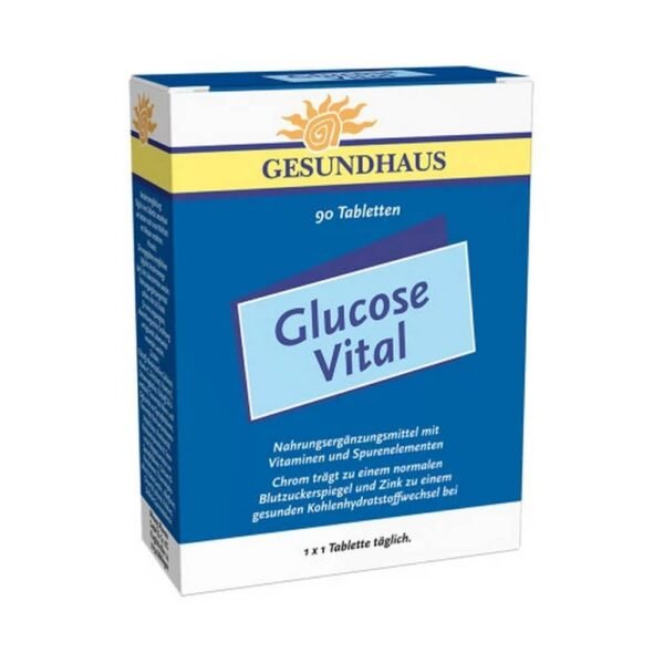With their comprehensive range of selected vital substances, the Gesundhaus Glucose Vital tablets are the ideal dietary food for diabetics.