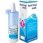 Hyaluronic acid contained in Hyal-Drop multi drops affects the reconstruction of the tear film layers, increases its stability and ensures adequate hydration of the eye surface1,2,3.