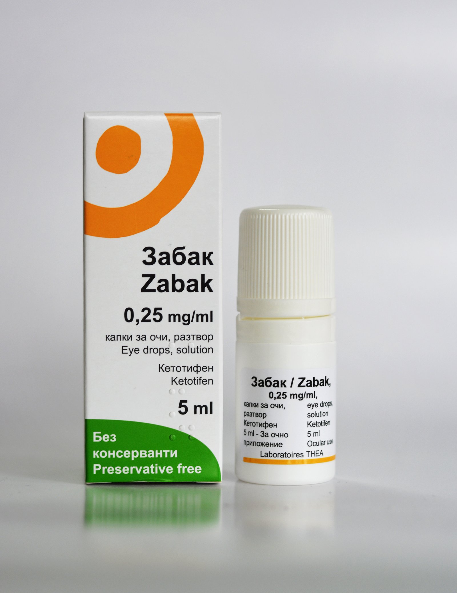 LABORATOIRES THEA ZABAK EYE DROPS 0.25 MG/ML 5 ML
