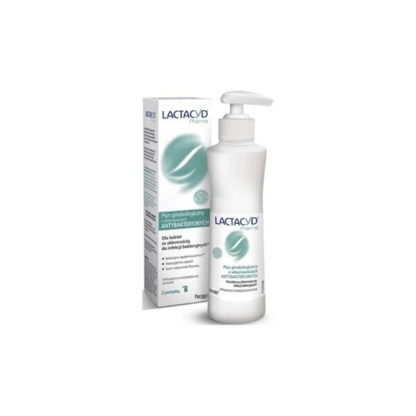 Gynecological liquid, protective, with pump.