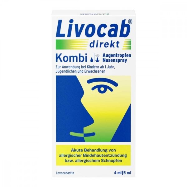 For treatment of the symptoms of allergic inflammation of the conjunctiva