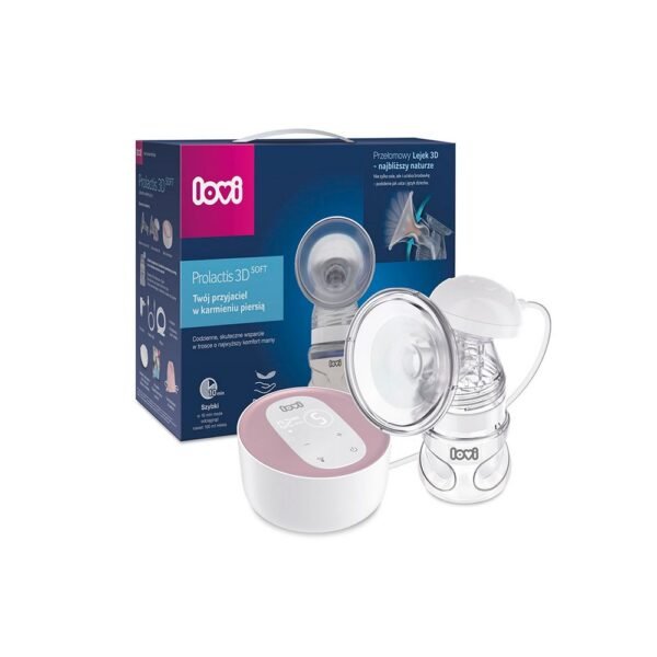 The Lovi Prolactis medical device is a two-phase breast pump that allows you to quickly and easily express milk directly into a bottle, which you can immediately give to your baby.