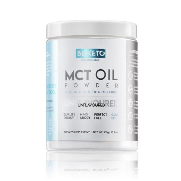 MCT oil powder should be used not only in the keto diet, but also before training, which helps in the process of burning calories, and after training, which accelerates muscle regeneration.