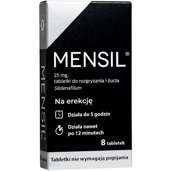 Mensil is used to treat erectile dysfunction in adult men, which is impotence defined as the inability to achieve or maintain a penile erection sufficient for sexual intercourse.