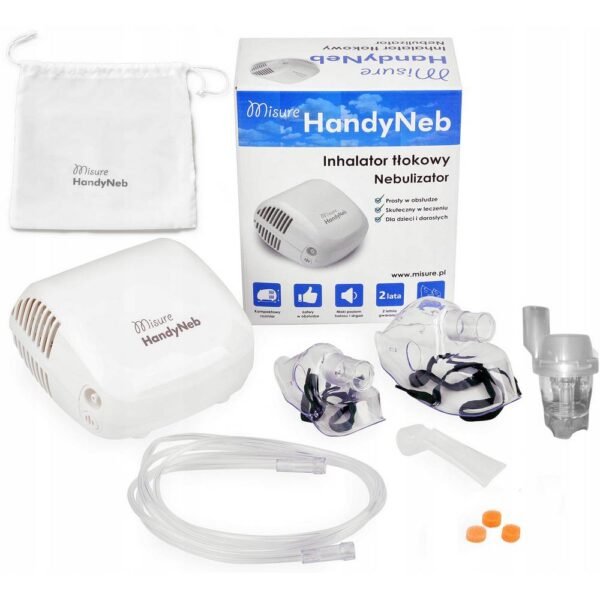 The Misure Handyneb inhaler is a medical device used to precisely administer medicine to people (including children) struggling with respiratory diseases at home.