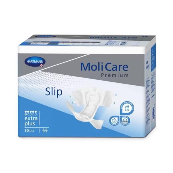 MoliCare® Premium Slip Extra Plus offers protection against severe incontinence, while remaining discreet and comfortable for everyday wear.