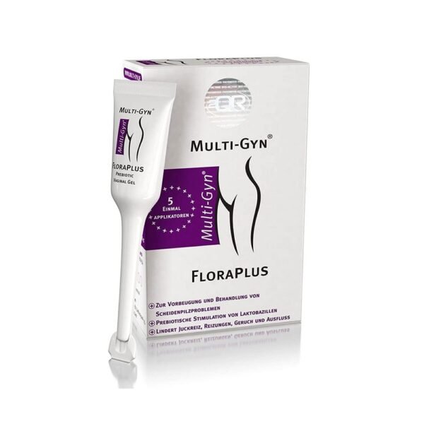 The medical device Multi-Gyn FloraPlus is a vaginal gel that relieves the symptoms of fungal vaginosis.