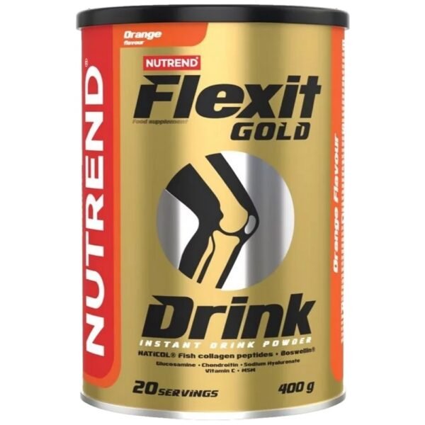 Flexit gold Nutrend drink is a high-quality product with a carefully selected composition of ingredients that support the proper functioning of joints (chondroitin sulfate, glucosamine sulfate).